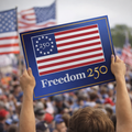 Freedom 250 Rally Signs, Navy (Box of 200)