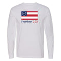 Freedom 250 Unisex White Long Sleeve Tee