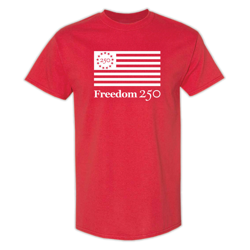 Official Freedom 250 Unisex Red Tee