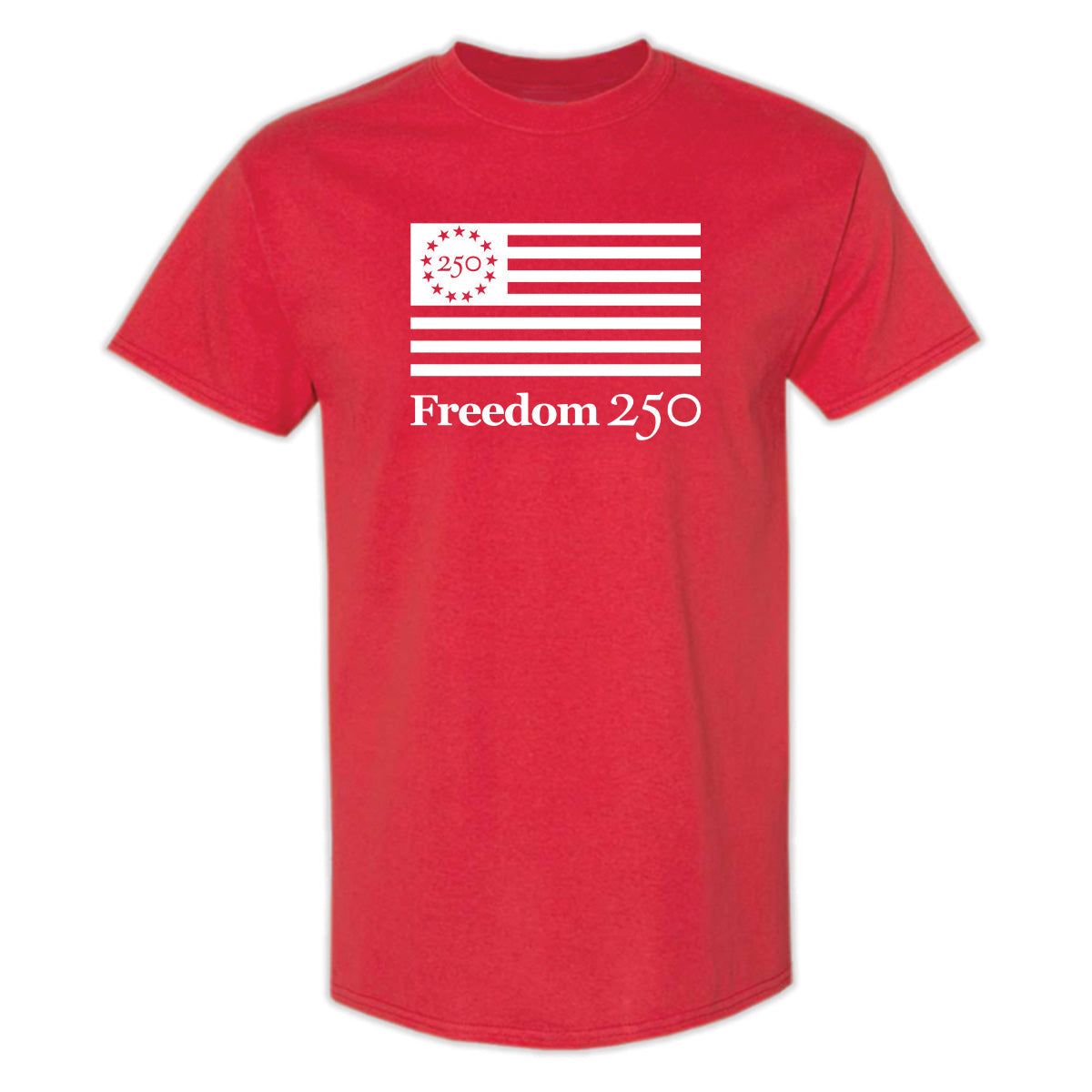 Official Freedom 250 Unisex Red Tee