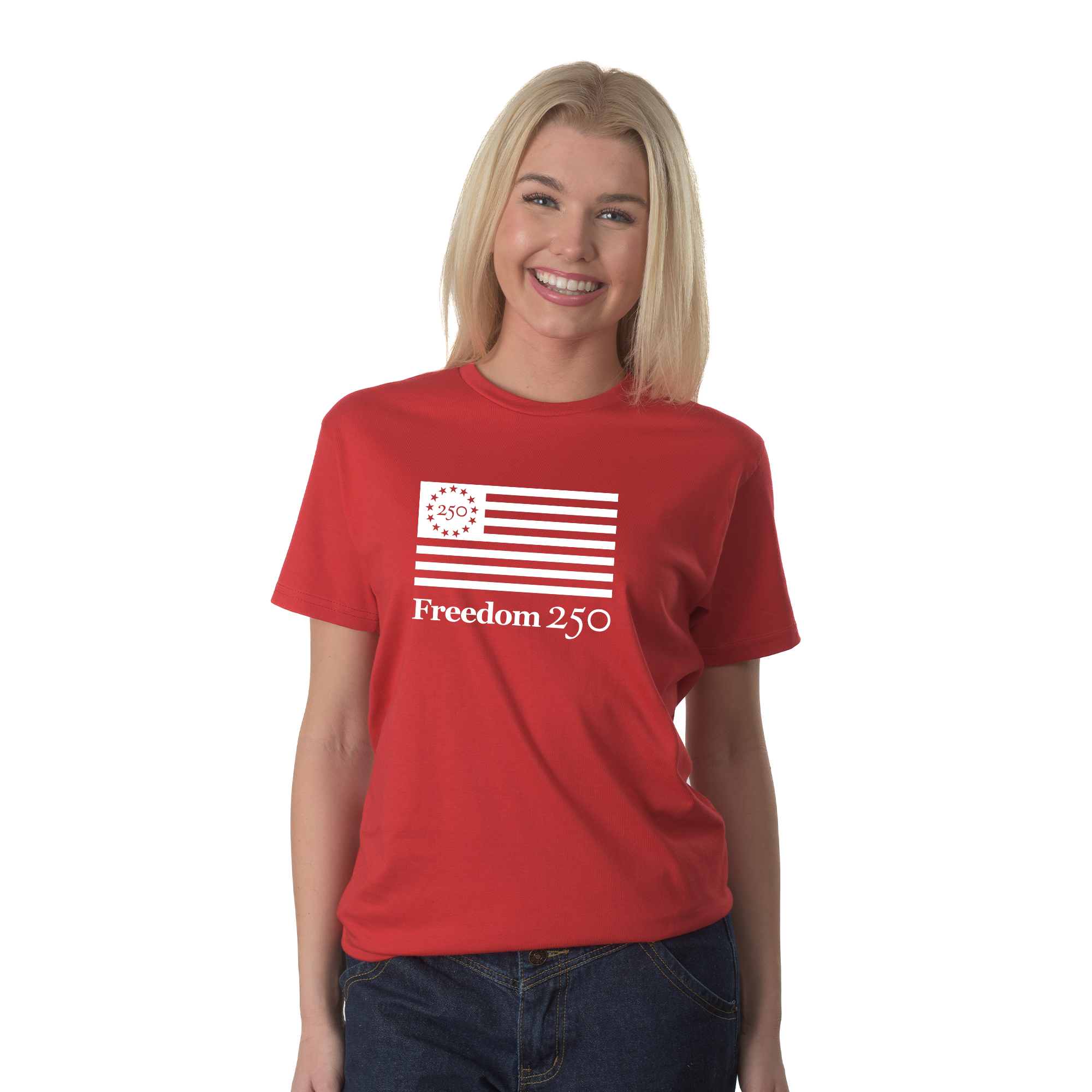 Official Freedom 250 Unisex Red Tee