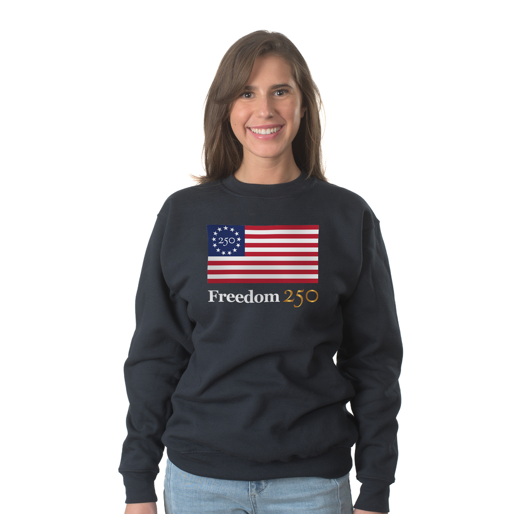 Official Freedom 250 Unisex Navy Fleece Sweatshirt