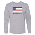 Freedom 250 Unisex Dark Ash Long Sleeve Tee