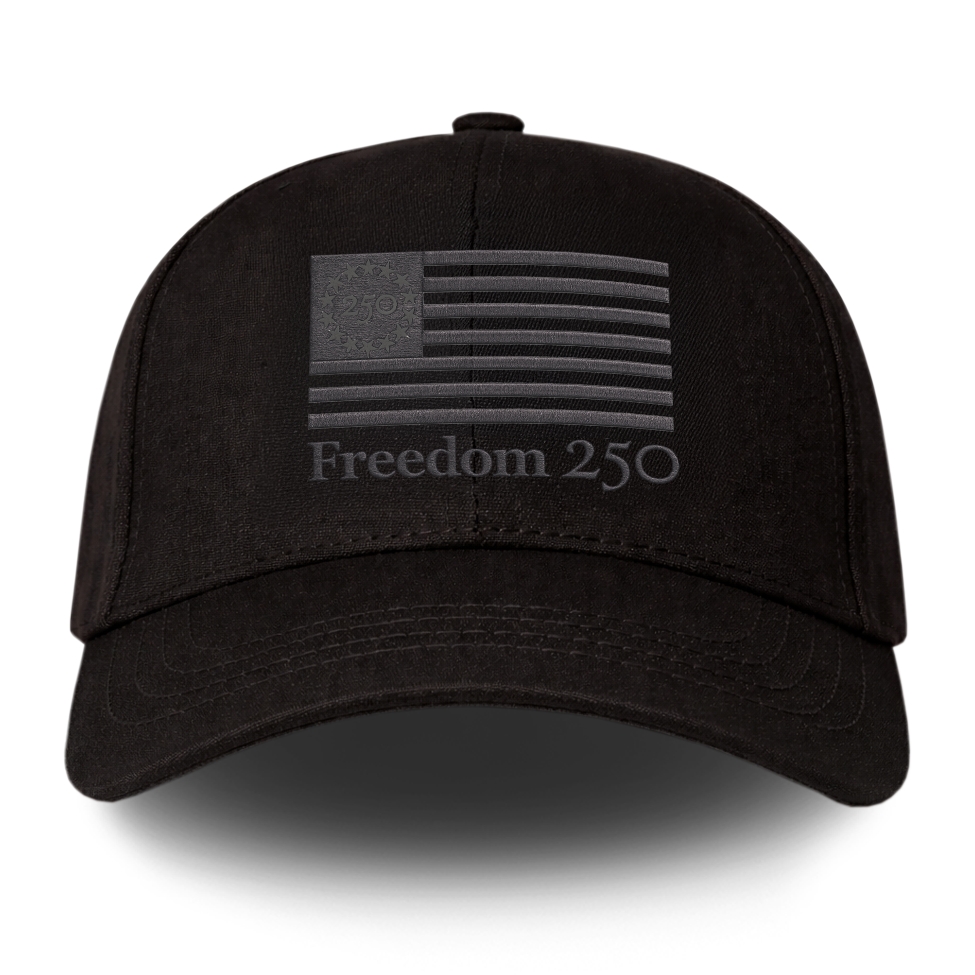 Freedom 250 Black Structured Hat