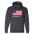 Freedom 250 Unisex Heather Charcoal Hooded Pullover